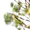6ft. Pre-Lit Twig Artificial Christmas Tree, White LED Twinkle Lights